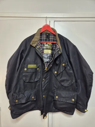 Barbour International C50 Chaqueta Negra
