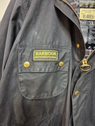 Barbour International C50 Chaqueta Negra