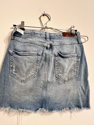 Short jean vaquera Hollister