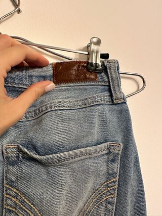 Short jean vaquera Hollister