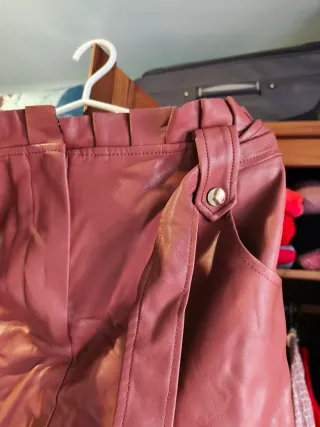 Minifalda Zara Marrón Talla M