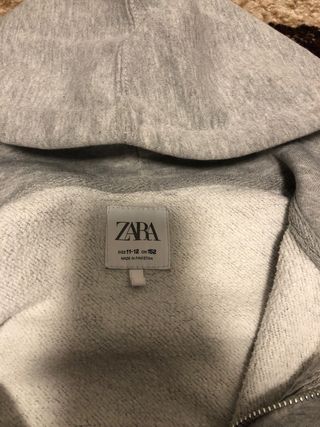 Sudadera Zara Gris