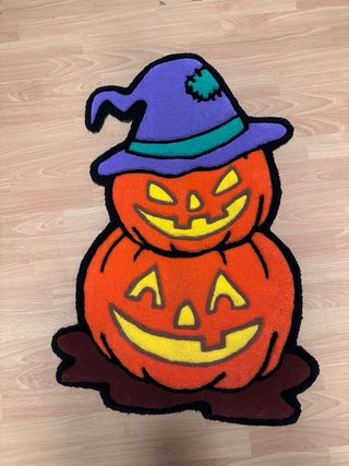 REBAJA NAVIDAD!! Alfombra de Calabaza Halloween