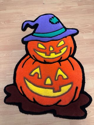REBAJA NAVIDAD!! Alfombra de Calabaza Halloween