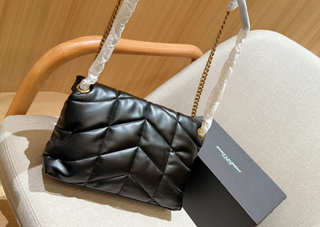 Saint Laurent YSL Cloud Bag Nera Oro