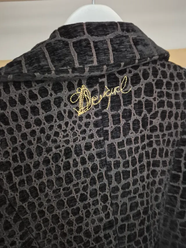 Abrigo Desigual Marrón Chocolate Talla M