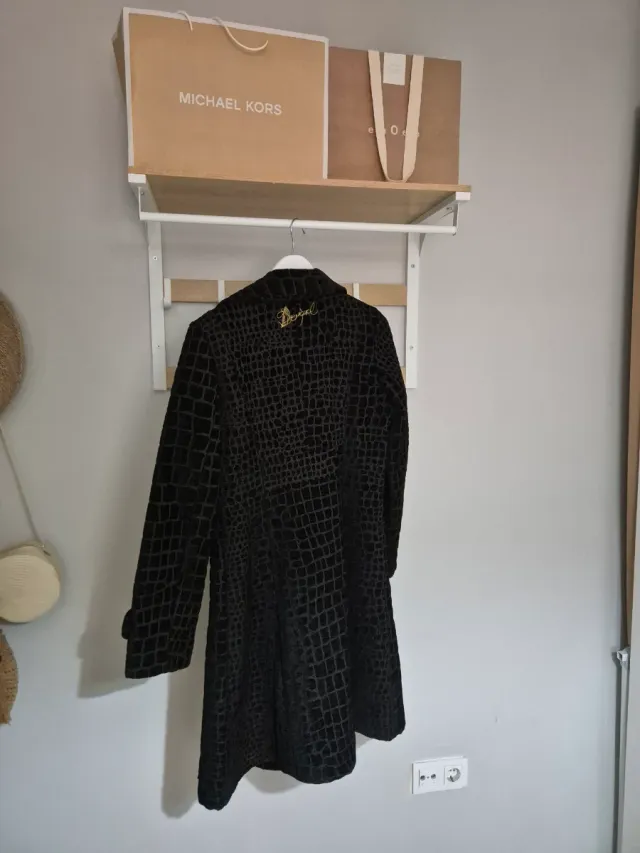 Abrigo Desigual Marrón Chocolate Talla M