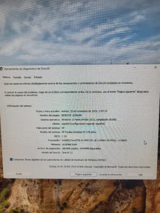 Ordenador HP Pavilion i5-7400 256GB SSD