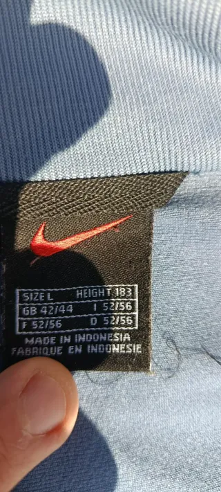 Giacca Nike Athletic uomo vintage blu