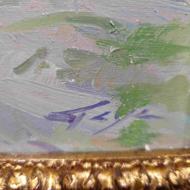 LLUIS GAYA I TALLO CUADRO OLEO MASIA LA GARROTXA