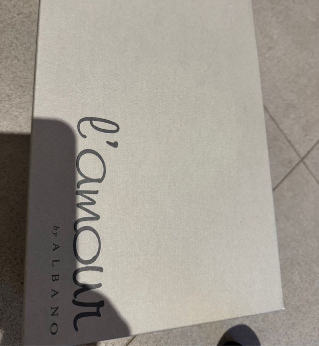 Zapatos L'Amour by Albano tacón alto negros