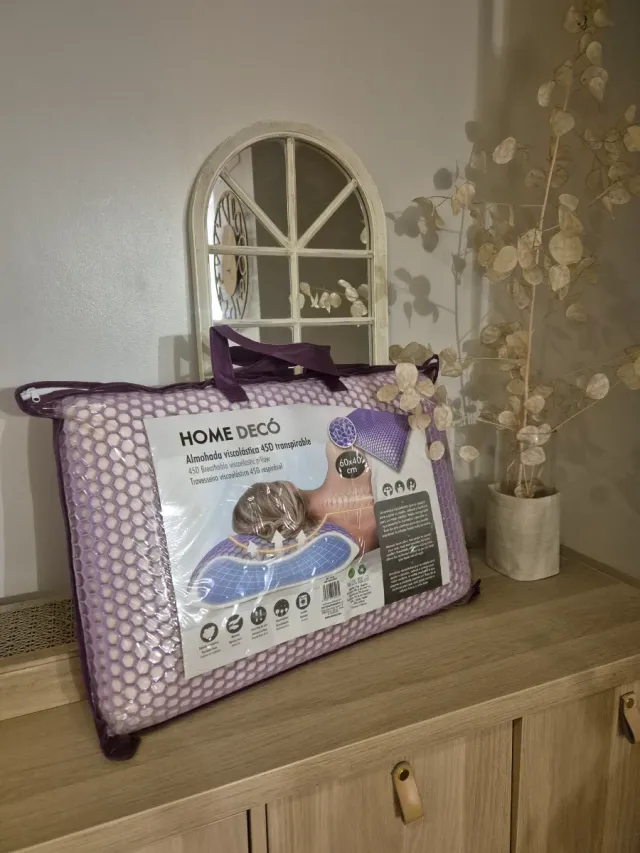 Almohada HOME DECÓ Viscoelástica 450 Transpirable