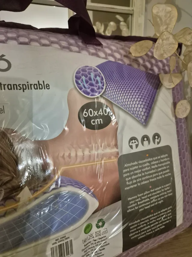 Almohada HOME DECÓ Viscoelástica 450 Transpirable