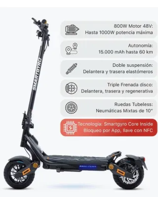 Patinete Eléctrico SmartGyro Rockway Evo