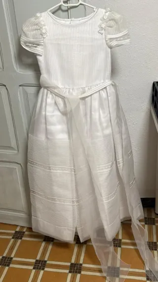 Vestido de Comunión Niña Blanco
