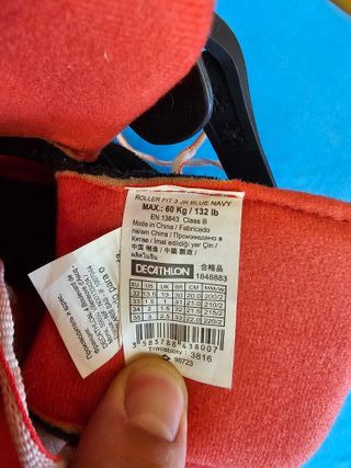 Patines Oxelo T32-35 + Casco + Protecciones