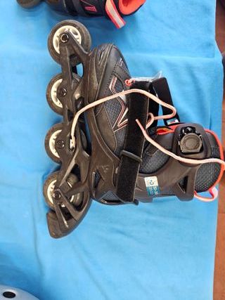 Patines Oxelo T32-35 + Casco + Protecciones