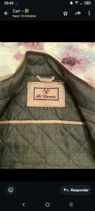 Chaleco La Española Talla M Nuevo