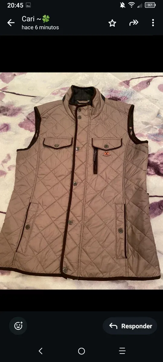 Chaleco La Española Talla M Nuevo