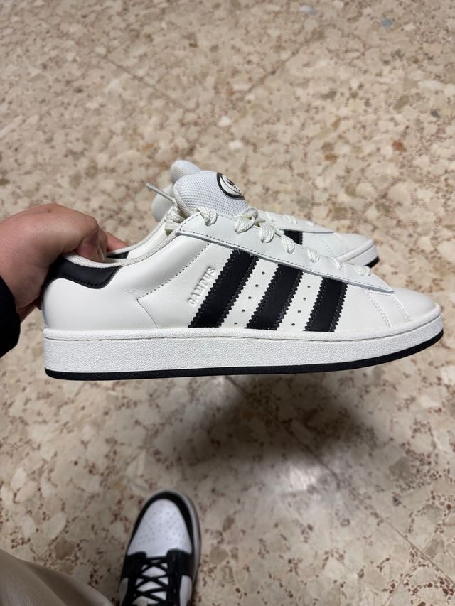 Zapatillas Adidas Campus 00s Blancas y Negras