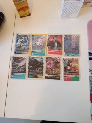 Carte Digimon - Set di 8 carte