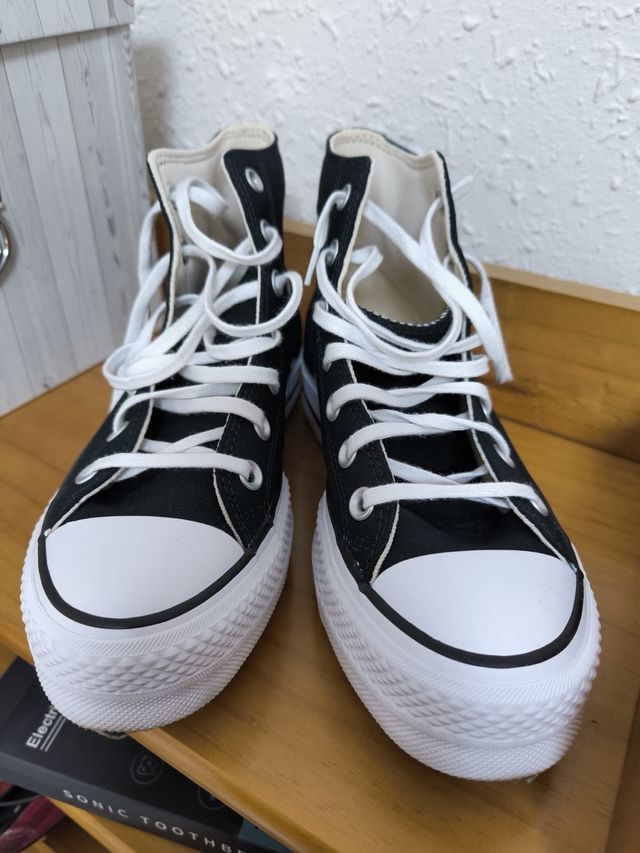 Converse Chuck Taylor Plataforma Negras