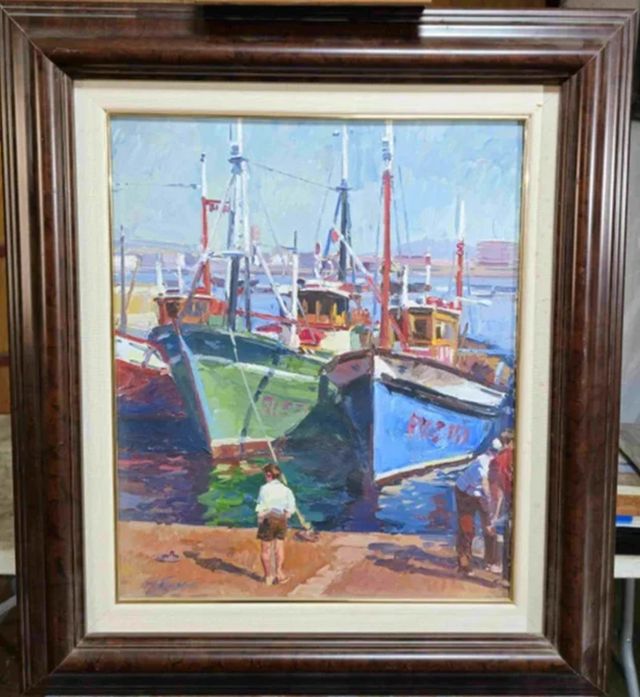 LLUIS GAYA I TALLO OLEO BARCAS PUERTO BILBAO