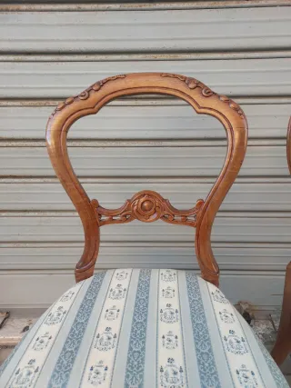 4 Sedie Vintage Classiche Lavorate