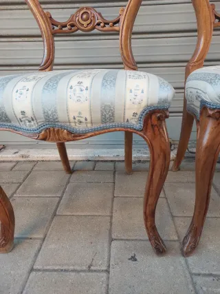 4 Sedie Vintage Classiche Lavorate