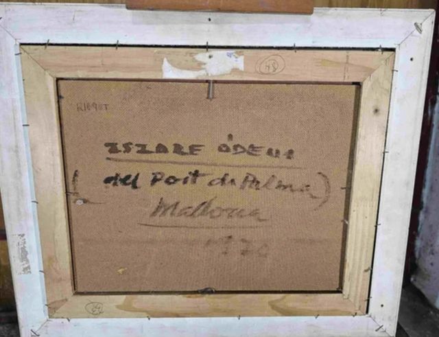 ISIDRE ODENA OLEO TABLEX PUERTO DE MALLORCA