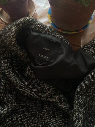 Abrigo Mango y chaleco talla L,regalo bufanda,baña