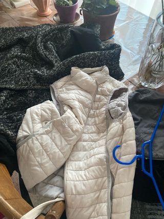 Abrigo Mango y chaleco talla L,regalo bufanda,baña