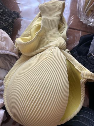 Abrigo Mango y chaleco talla L,regalo bufanda,baña