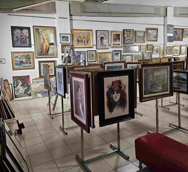 SERRA ESCRIBA CUADRO OLEO TELA PAISAJE PASTORES