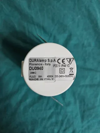 Lampada ad incasso DURA LAMP 9W 4000K