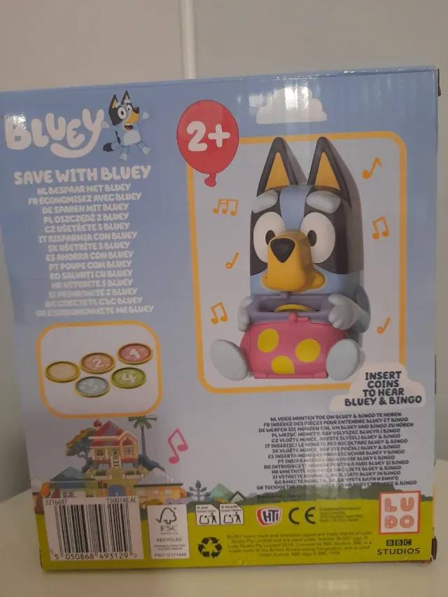 Hucha Bluey Save with Bluey
