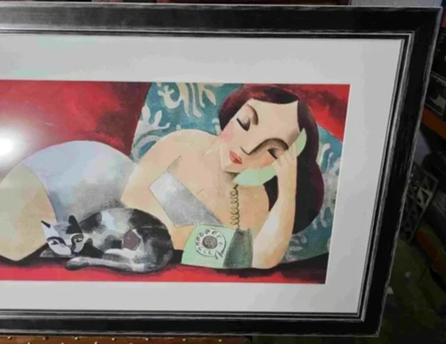 DIDIER LOURENÇO LITOGRAFIA CHICA ENMARCADA