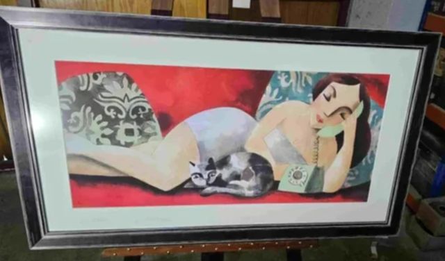 DIDIER LOURENÇO LITOGRAFIA CHICA ENMARCADA