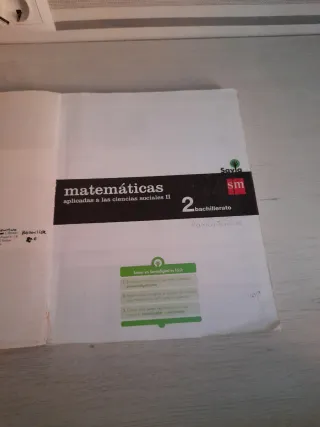 Matemáticas aplicadas a las ciencias sociales I...