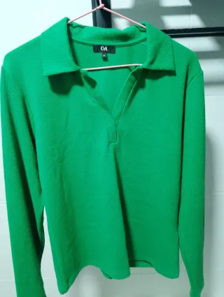 Jersey fino C&A verde talla M