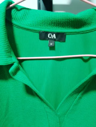 Jersey fino C&A verde talla M