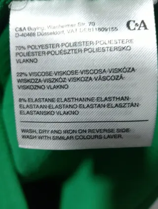 Jersey fino C&A verde talla M