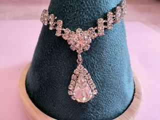 Pendientes y collar corazón plata