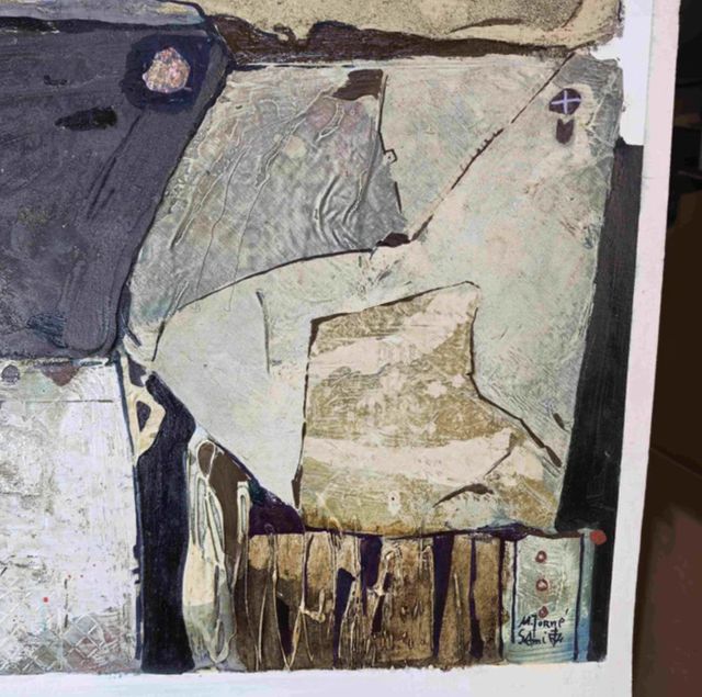 MIQUEL TORNER DE SEMIR COLLAGE TECNICA MIXTA