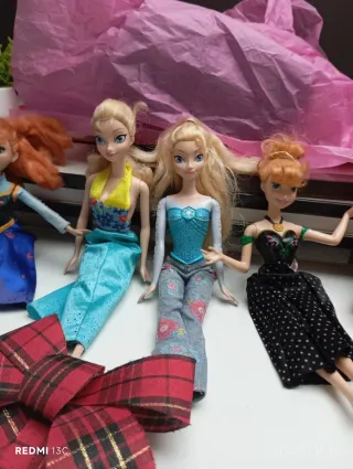 Lote 4 Muñecas Estilo Frozen