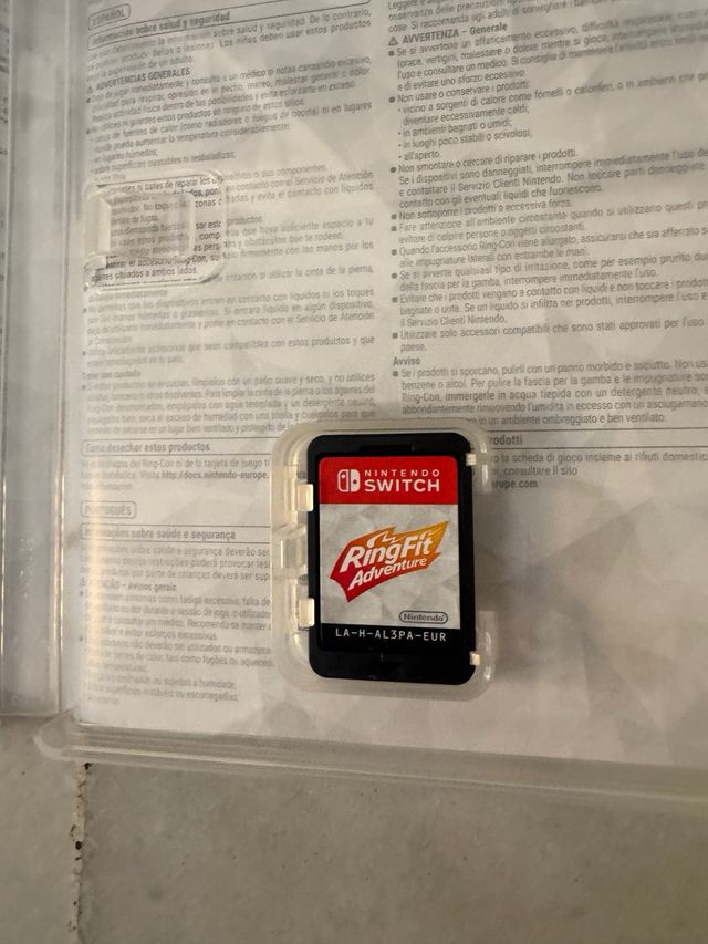 Nintendo Switch Ring Fit Adventure Juego