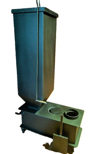 Estufa Biomasa Cáscara Hueso Pellet