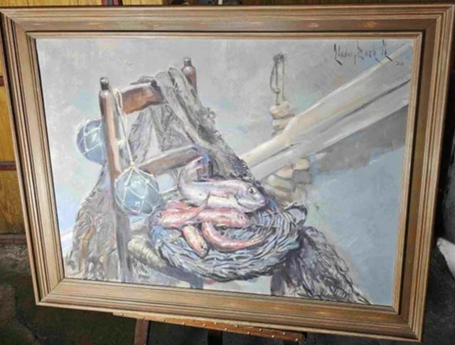 ELADIO DUCH MONASTERIO GRAN OLEO BODEGON