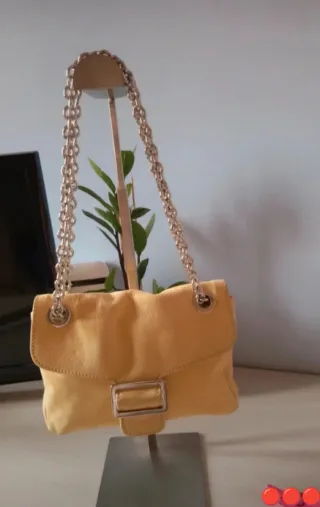 Borsetta Madeleine Vera Pelle Gialla