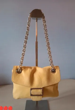 Borsetta Madeleine Vera Pelle Gialla